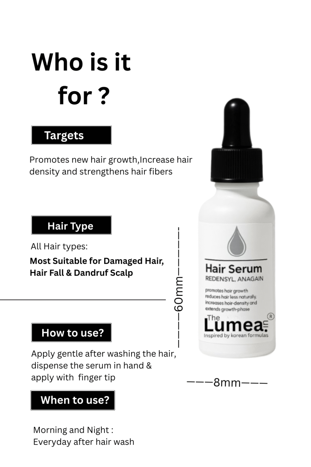 Hair Growth Serum – Redensyl & Anagain - Image 2