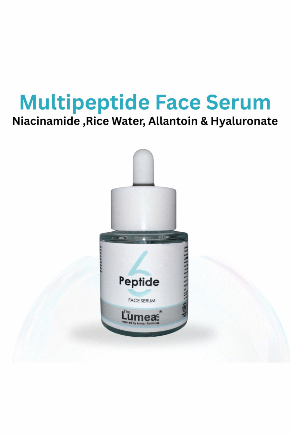 Advanced Repair & Hydration Serum with Multi-Peptides, Niacinamide, Hyaluronic Acid & Allantoin - Image 4