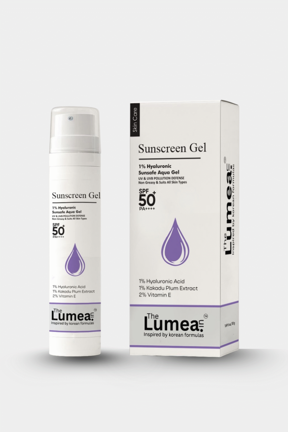 1% Hyaluronic Sunscreen Gel – SPF 50+ PA++++