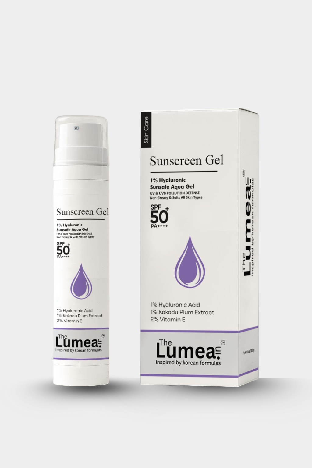 1% Hyaluronic Sunscreen Gel – SPF 50+ PA++++